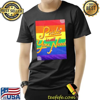 Pride is all you need pride allyship happy pried month shirt