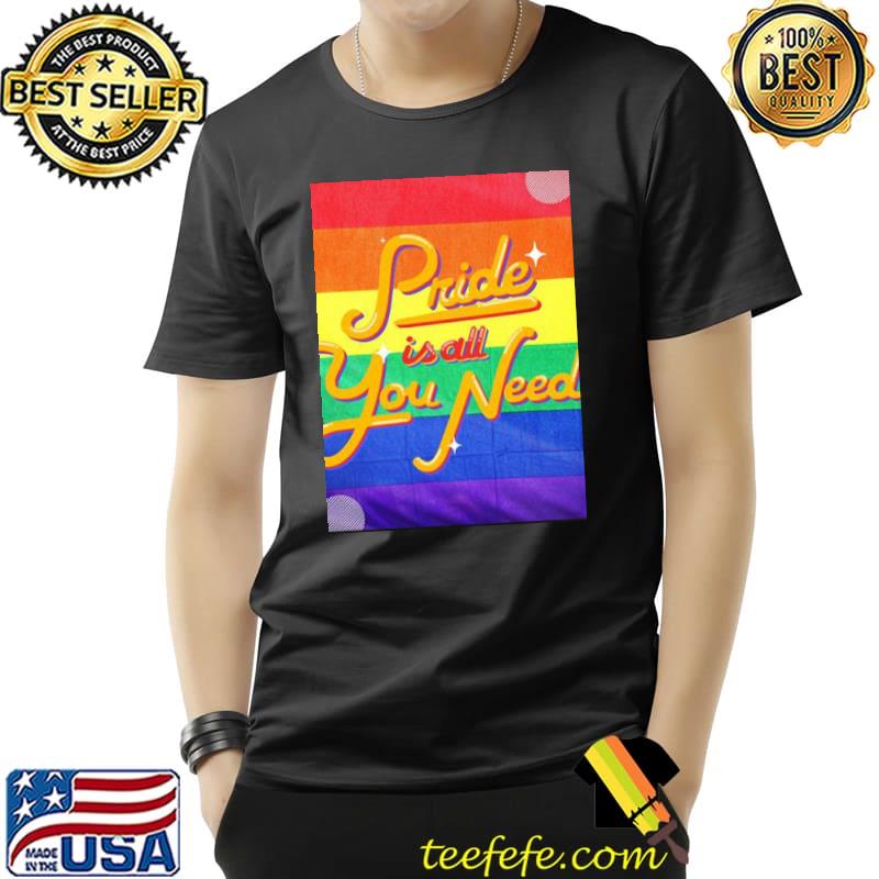 Pride is all you need pride allyship happy pried month shirt