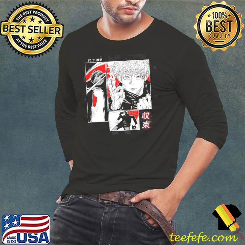 Red black style jujutsu kaisen convergence v1 s Long Sleeve Tee Red black style jujutsu kaisen convergence v1 s Long Sleeve Tee