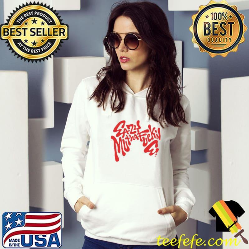 Red text eazy mutha f'cking e rapper Hoodie Red text eazy mutha f'cking e rapper Hoodie