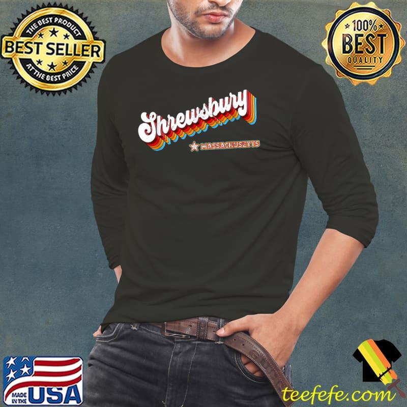 Retro 80s Shrewsbury Massachusetts MA T-Shirt Long Sleeve Tee Retro 80s Shrewsbury Massachusetts MA T-Shirt Long Sleeve Tee