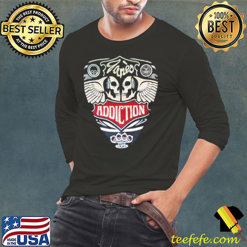 Retro aesthetic design of jane's addiction shirt