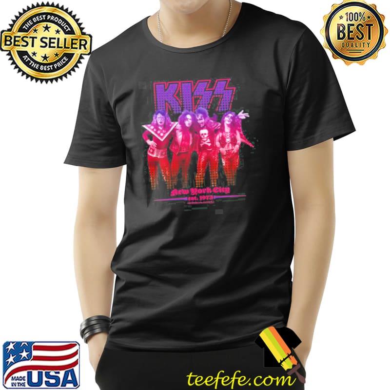 Retro album nyc73 kiss band design shirt Retro album nyc73 kiss band design shirt