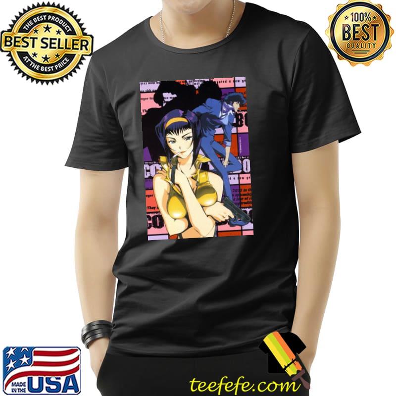 Retro cowboy bebop girl shirt