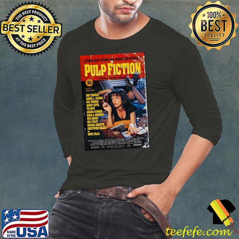 Retro deign of pulp fiction illustration Long Sleeve Tee Retro deign of pulp fiction illustration Long Sleeve Tee