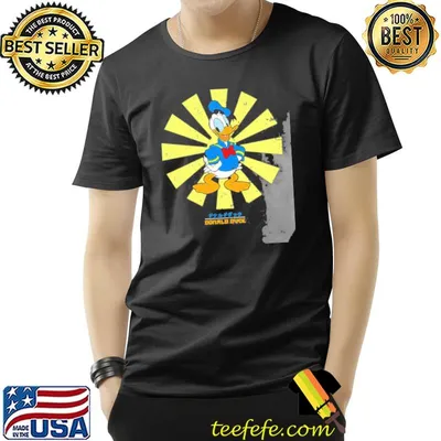Retro japanese Donald duck shirt