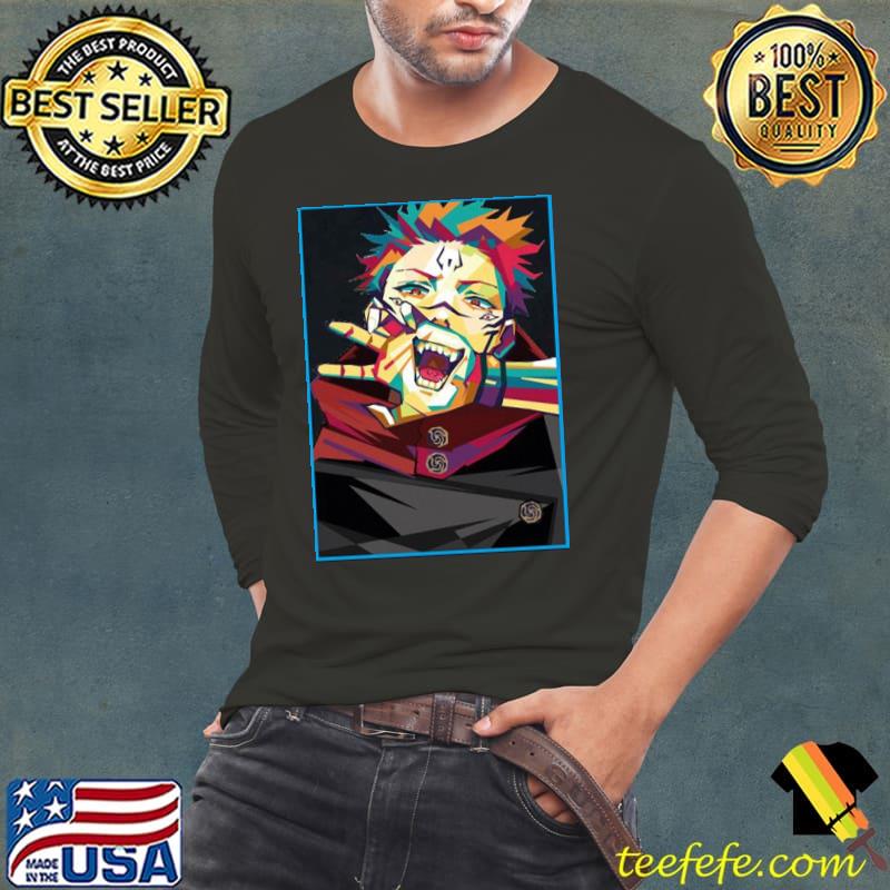 Retro jujutsu kaisen anime shirt