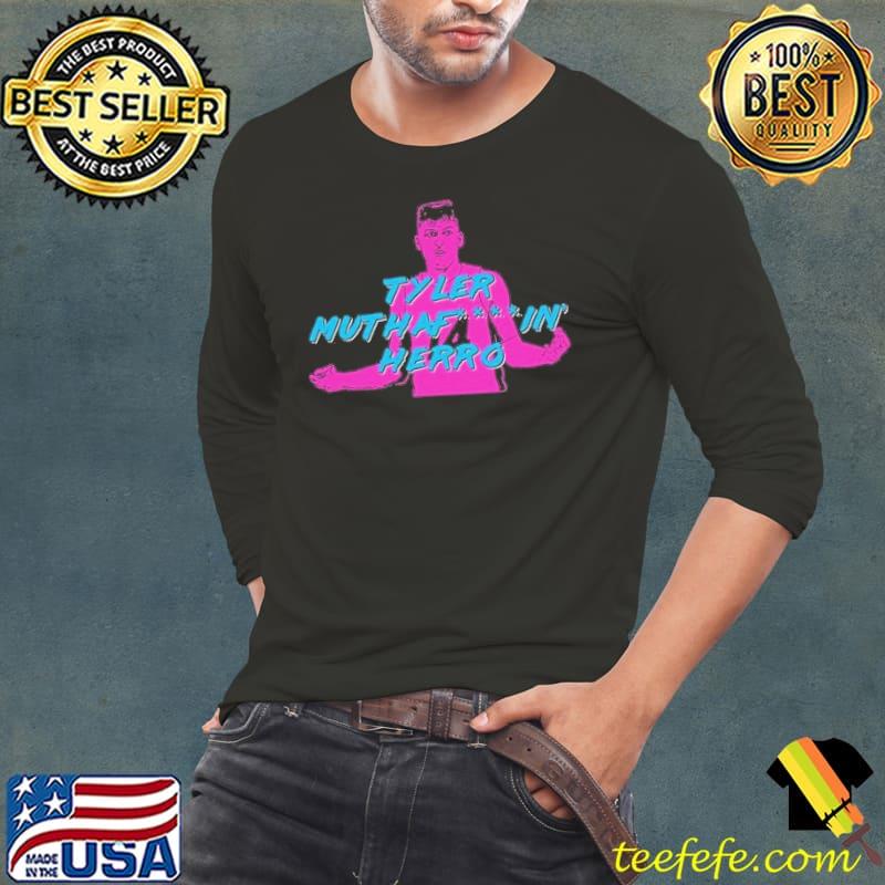 Retro tyler muthafin herro miamI heat vice basketball j s Long Sleeve Tee Retro tyler muthafin herro miamI heat vice basketball j s Long Sleeve Tee