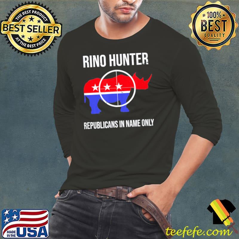 Rino hunter crosshairs fake republican politician Long Sleeve Tee Rino hunter crosshairs fake republican politician Long Sleeve Tee