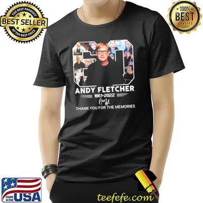 Rip 60 years andy fletcher 1961 2022 depeche mode shirt
