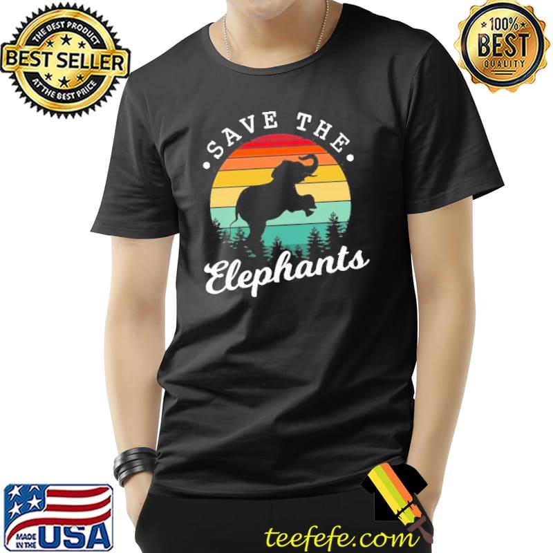 Save the elephants shirt