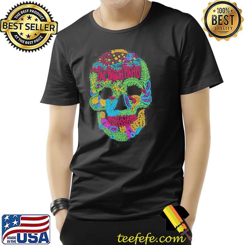 Skull art zac brown band shirt