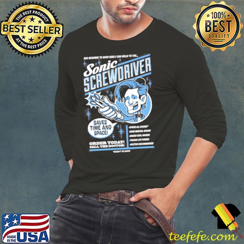 Sonic screwdriver ad doctor who Long Sleeve Tee Sonic screwdriver ad doctor who Long Sleeve Tee