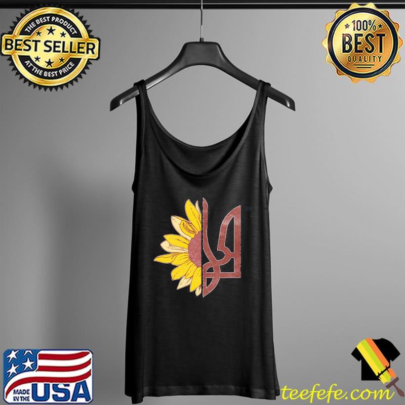 Sunflower flag I stand with Ukraine ghost of kyiv design Tank Top Sunflower flag I stand with Ukraine ghost of kyiv design Tank Top