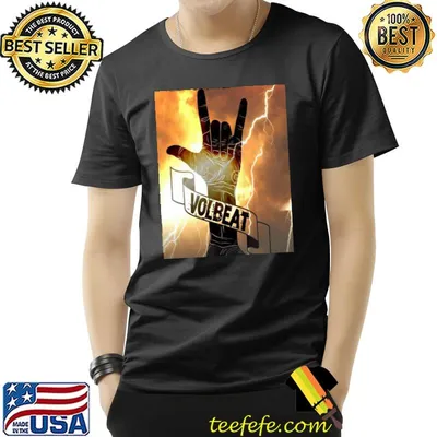 The bess volbeat the used band 90s shirt