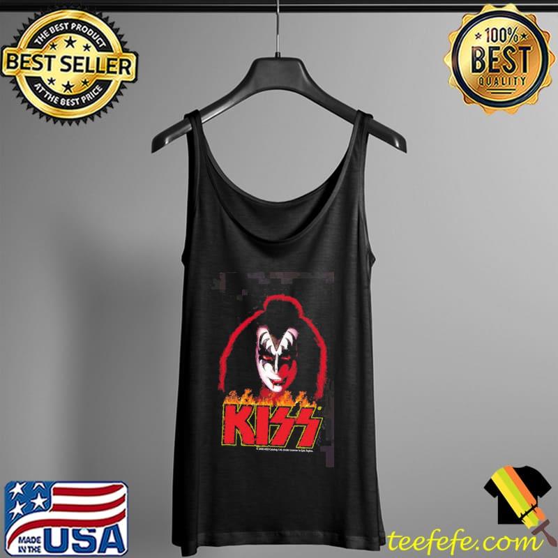 The demon old painting stylized kiss band design Tank Top The demon old painting stylized kiss band design Tank Top