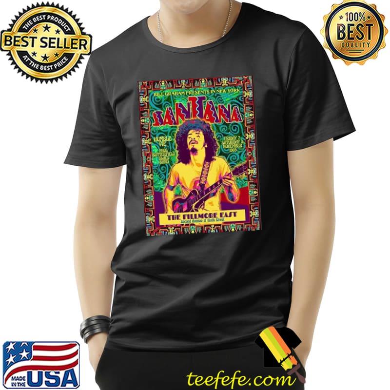 The fillmmore east second fivenue at sixth street Santana shirt The fillmmore east second fivenue at sixth street Santana shirt