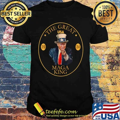 The Great USA Maga King Uncle Trump Republican T-Shirt