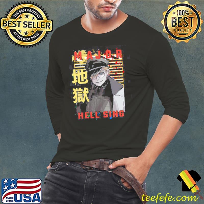 The major Montana max hellsing anime manga design s Long Sleeve Tee The major Montana max hellsing anime manga design s Long Sleeve Tee