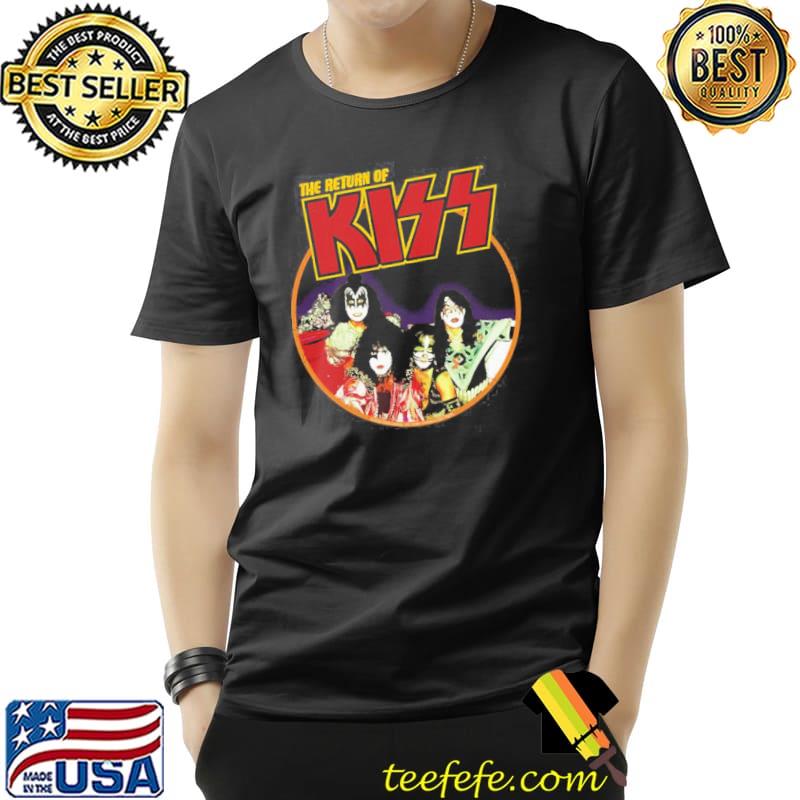 The return of kiss 1979 iron on look kiss band shirt The return of kiss 1979 iron on look kiss band shirt