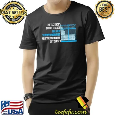 The science didn't change this lies stopped working and the midterm got closer shirt