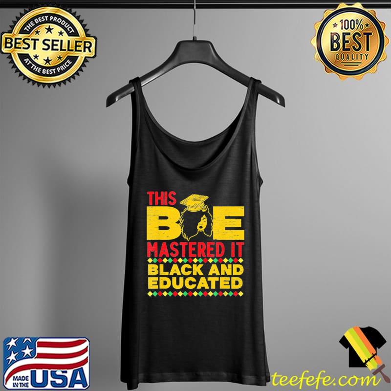 This bae mastered it black and educated graduation afro Tank Top This bae mastered it black and educated graduation afro Tank Top