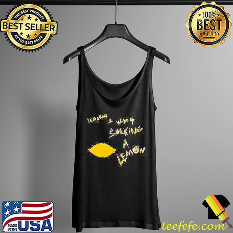 Thom sucking a lemon retro radiohead rap rock music s Tank Top Thom sucking a lemon retro radiohead rap rock music s Tank Top