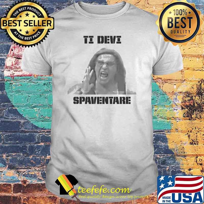 TI devI spaventare meme hooded shirt TI devI spaventare meme hooded shirt