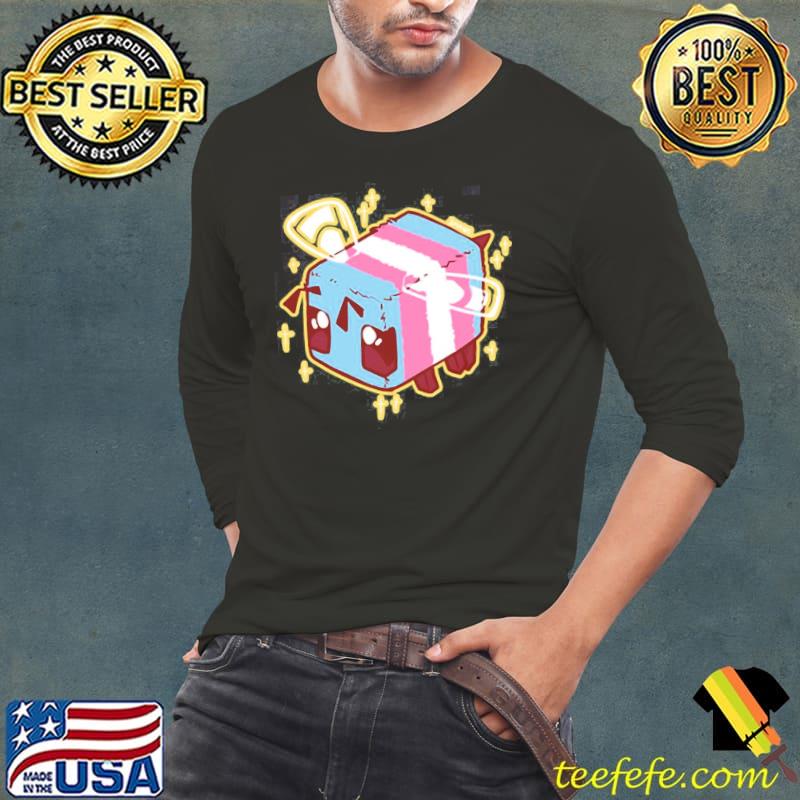 Trans pride minecraft bee design Long Sleeve Tee Trans pride minecraft bee design Long Sleeve Tee