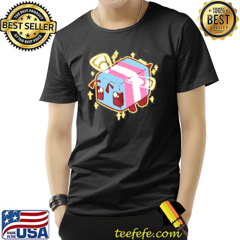 Trans pride minecraft bee design shirt Trans pride minecraft bee design shirt