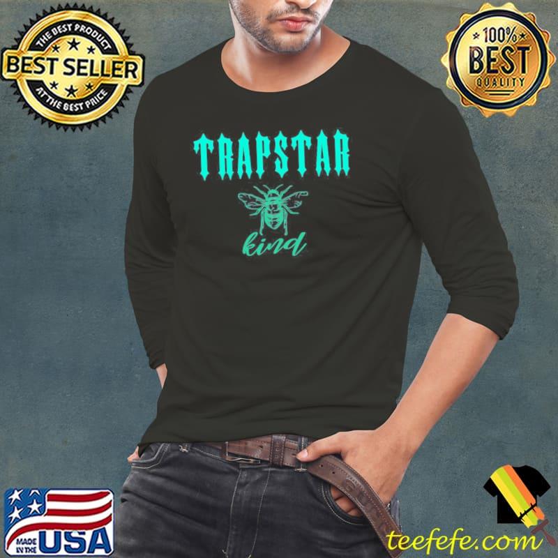 Trapstar bee kind london logo design shirt