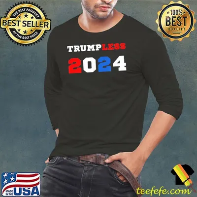 Trumpless 2024 political democrats antiTrump proBiden shirt