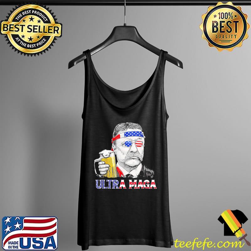 Ultra maga 4th of july teddy theodore roosevelt drinking Tank Top Ultra maga 4th of july teddy theodore roosevelt drinking Tank Top