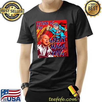 Ultra MAGA King Mean Tweets Cheap Gas Biden USA UltrA MAGA T-Shirt