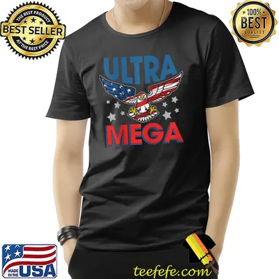 Ultra Mega Eagle 2022 American flag T-Shirt