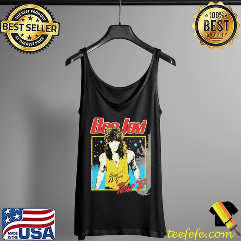 Vintage bon jovI tour 1987 Tank Top Vintage bon jovI tour 1987 Tank Top