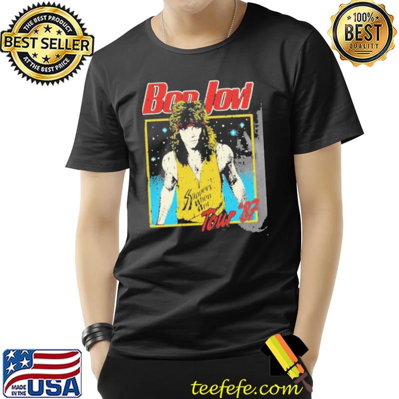 Vintage bon jovI tour 1987 shirt