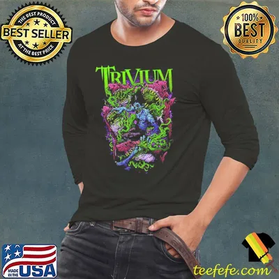 Vintage design of trivium rock band vintage shirt