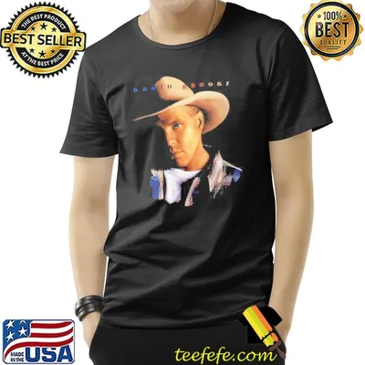 Vintage distressed 90s garth brooks shirt