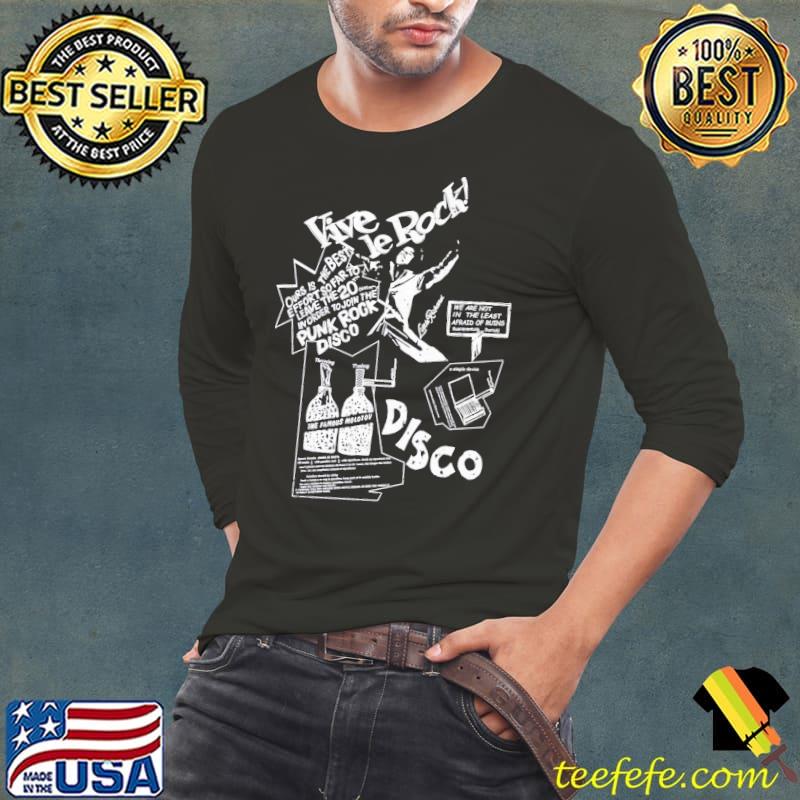 Vintage look vive le rock Long Sleeve Tee Vintage look vive le rock Long Sleeve Tee