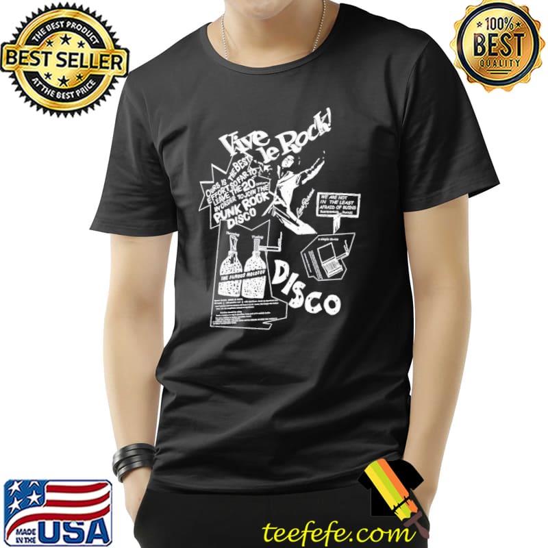 Vintage look vive le rock shirt Vintage look vive le rock shirt