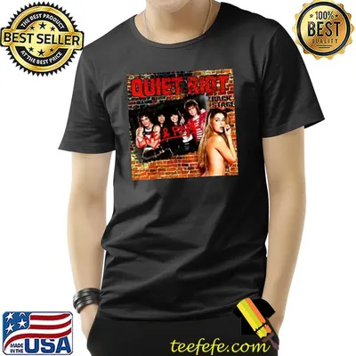 Vintage quiet riot live and rare back stage rock legend quiet shirt