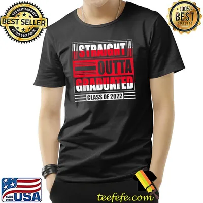 Vintage Straight Outta Proud Dad Of A Class Of 2022 Graduate T-Shirt