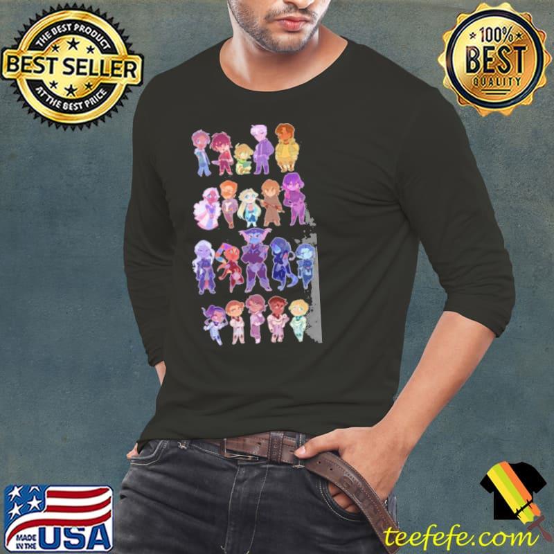 Voltron chibis Long Sleeve Tee Voltron chibis Long Sleeve Tee