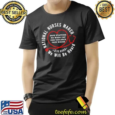 We will be heard national nurses marchmay shirt