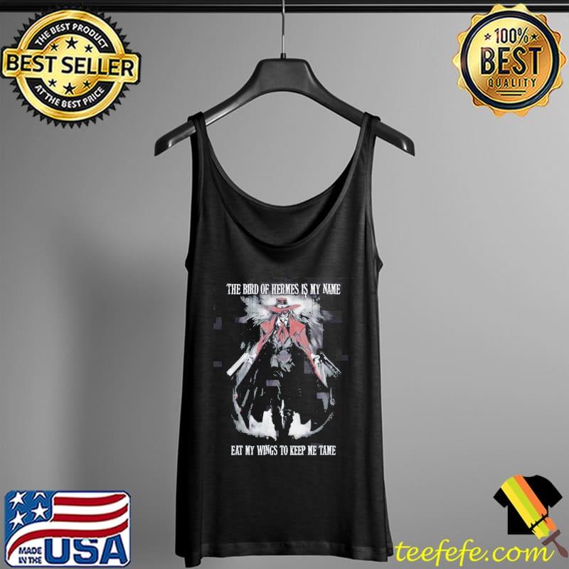 White art the bird of hermes is my name eat my wings to keep me tame s Tank Top White art the bird of hermes is my name eat my wings to keep me tame s Tank Top
