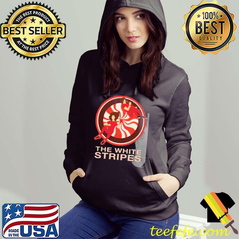 White red design the white stripe s Hoodie White red design the white stripe s Hoodie