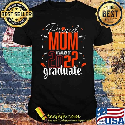 Women’s Proud mom of 2022 graduate senior school T-Shirt