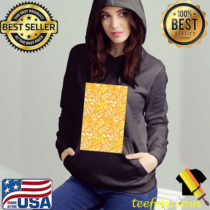 Yellow leaves pattern s Hoodie Yellow leaves pattern s Hoodie