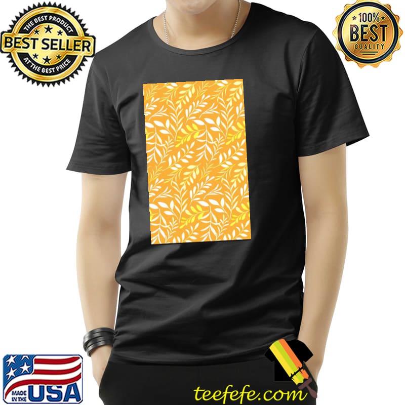 Yellow leaves pattern shirt Yellow leaves pattern shirt
